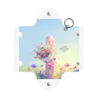 花束娘のMelody of Bouquets and Blue Sky Mini Clear Multipurpose Case