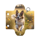 zigerparkのお花畑を駆ける犬 Mini Clear Multipurpose Case