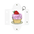 yuihana_marketのichigo・cupcake ミニクリアマルチケース