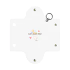 t & fluffyの羊毛フェルト好きさんに贈る I am ニードルフェルター I love ニードルフェルト グッズ Mini Clear Multipurpose Case