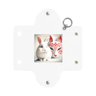 AtelierY2の狐面と兎 Mini Clear Multipurpose Case