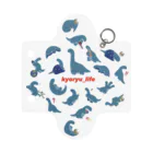 ningen_lifeのkyoryu_life（総柄）/ミニマルチケース Mini Clear Multipurpose Case