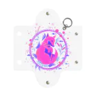 たかはし あいさのキツネ犬のお昼寝(pink) Mini Clear Multipurpose Case