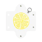 NIKORASU GOの「この夏のおすすめ「レモンの輪切り」 ミニクリアマルチケース