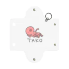 千月らじおのよるにっきのTAKO(色付き) ミニクリアマルチケース