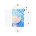 ushiroの青くきらめく Mini Clear Multipurpose Case