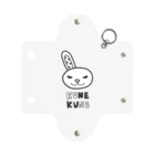 kune-kuneのくろたまウサギ　クネクネTシャツ Mini Clear Multipurpose Case