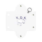 NIKORASU GOのラブラドールデザイン「YDK<やればできるこ>」（Tシャツ・パーカー・グッズ・ETC） ミニクリアマルチケース