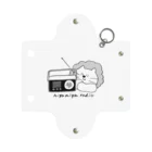 マーライオン OFFICIAL  GOODSのにやにやRadioロゴ2 Mini Clear Multipurpose Case