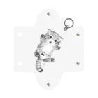 ねこぱんつのマヌルネコごろん Mini Clear Multipurpose Case