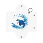 ラシマ工房のBlue World Children_orca blue design Mini Clear Multipurpose Case