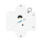 SUIMINグッズのお店の盗んだサンマと歩き出すねこ Mini Clear Multipurpose Case