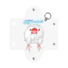 Lily bird（リリーバード）の変身！水浴び白文鳥 ロゴ入り② Mini Clear Multipurpose Case