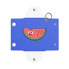 soranaito-togo_redpandaの“Panic” Watermelon  Mini Clear Multipurpose Case