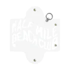 HALF MILE BEACH CLUBのLOGO - WHITE ミニクリアマルチケース