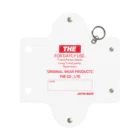 THE THE THE-Hobbys-のTHE LABEL/RED Mini Clear Multipurpose Case