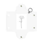 hanasayaのCARNATION Mini Clear Multipurpose Case