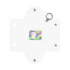 NATSUKO-SHOPのcolorful flower Mini Clear Multipurpose Case