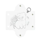 𝕚𝕣𝕠𝕤𝕒𝕤𝕙𝕚のpiglet (sketch) Mini Clear Multipurpose Case