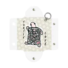 316(MIHIRO)のパブコックーヒョウモンちゃん カラフル Mini Clear Multipurpose Case