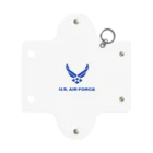 rikunosukeshopのU.S.A.F ロゴ　アイテム Mini Clear Multipurpose Case