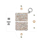 SATYのtate GURUGURU BEAGLES&DOGS Mini Clear Multipurpose Case