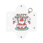 イラスト MONYAAT のCT61HAPPY BRITHDAY  Mini Clear Multipurpose Case