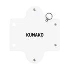 熊工サッカー部OB会のKUMAKO BLACK Mini Clear Multipurpose Case