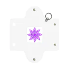 HAKOCHINのPurple Leaves Mini Clear Multipurpose Case