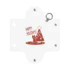 m :)のHappy Holidays! Mini Clear Multipurpose Case