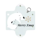 qunqunの白北極クマちゃん【Xmas】 Mini Clear Multipurpose Case