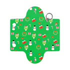 🐸かえるさんと仲間たち🐸のかえるさんのクリスマス(緑) Mini Clear Multipurpose Case