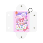 ムッチッパのうさぎ頭のゆめかわセーラー少女~背景付き Mini Clear Multipurpose Case