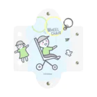 kidsnaco （きづなこ）の空をお散歩（車いす・男の子） Mini Clear Multipurpose Case