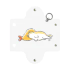 サトウノリコ*のピスピスゆーて寝るネコ【茶白】 ミニクリアマルチケース