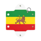 DRIPPEDのRASTAFARI LION FLAG-エチオピア帝国の国旗- Tシャツ Mini Clear Multipurpose Case