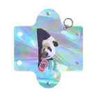 𝙈𝙊𝙈𝙊'𝙨 𝙎𝙝𝙤𝙥のホログラム&panda Mini Clear Multipurpose Case