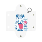 イラスト MONYAAT のモコモコラビット1号*Lick Lick Lick Mini Clear Multipurpose Case