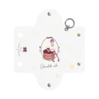 ERIMO–WORKSのSweets Lingerie mini clear multi case "Chocolate Cake"  Mini Clear Multipurpose Case