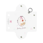 ERIMO–WORKSのSweets Lingerie mini clear multi case "Strawberry short cake"  Mini Clear Multipurpose Case