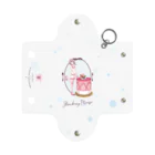 ERIMO–WORKSのSweets Lingerie mini clear multi case "Strawberry Mousse"  Mini Clear Multipurpose Case