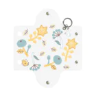 ＋kohのハリネズミくん花ちらし Mini Clear Multipurpose Case