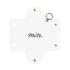 min.のnew シンプルロゴ Mini Clear Multipurpose Case