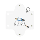 イラスト MONYAAT のちびた鉛筆 PAPA*D Mini Clear Multipurpose Case