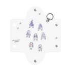 illustration akko shopのお散歩ずきんPurple Mini Clear Multipurpose Case