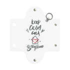 シェアメディカルブランドショップのKeep Calm and Stay Home Mini Clear Multipurpose Case