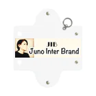 junointer ブランド ロゴ入りのJNBブランドロングロゴアイテム ミニクリアマルチケース