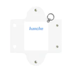 hanche -アンシュ-のhancheカクカクロゴ入りグッズ 미니 투명 동전 지갑