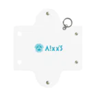 LGBTQジェンダーレスブランドAixx'sオリジナルロゴアイテムのAixx'sロゴアイテム Mini Clear Multipurpose Case