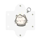 たまねこの肉まん猫 Mini Clear Multipurpose Case